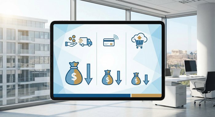 Σύγκριση κόστους - αντικαταβολή vs κάρτα vs marketplace