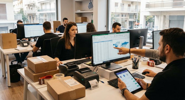 Υπολογισμός κόστους αποστολής